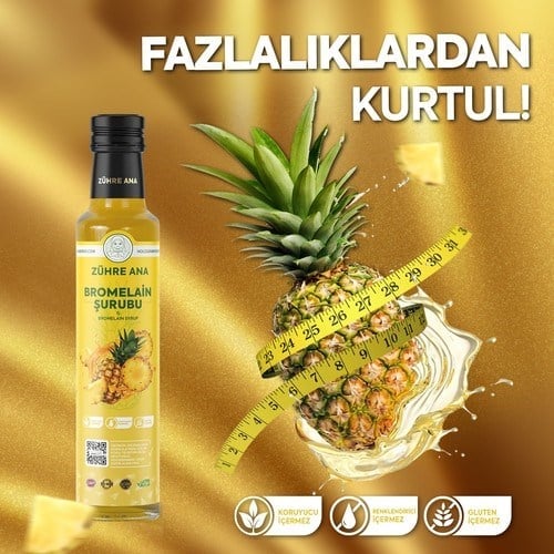 Zühre Ana Bromelain Ananas Içeren Detox Şurubu