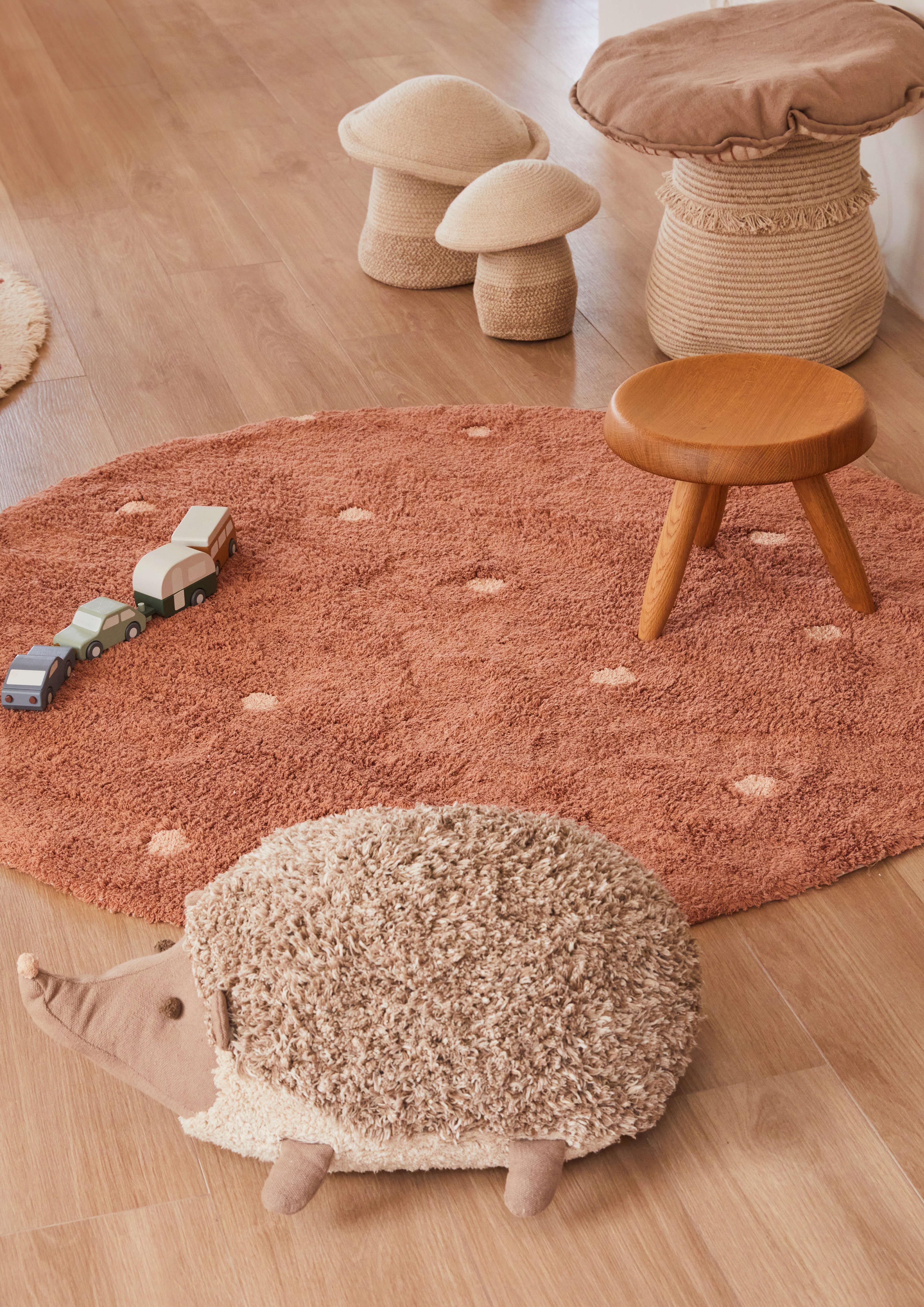 Halı, Round Dot Chestnut