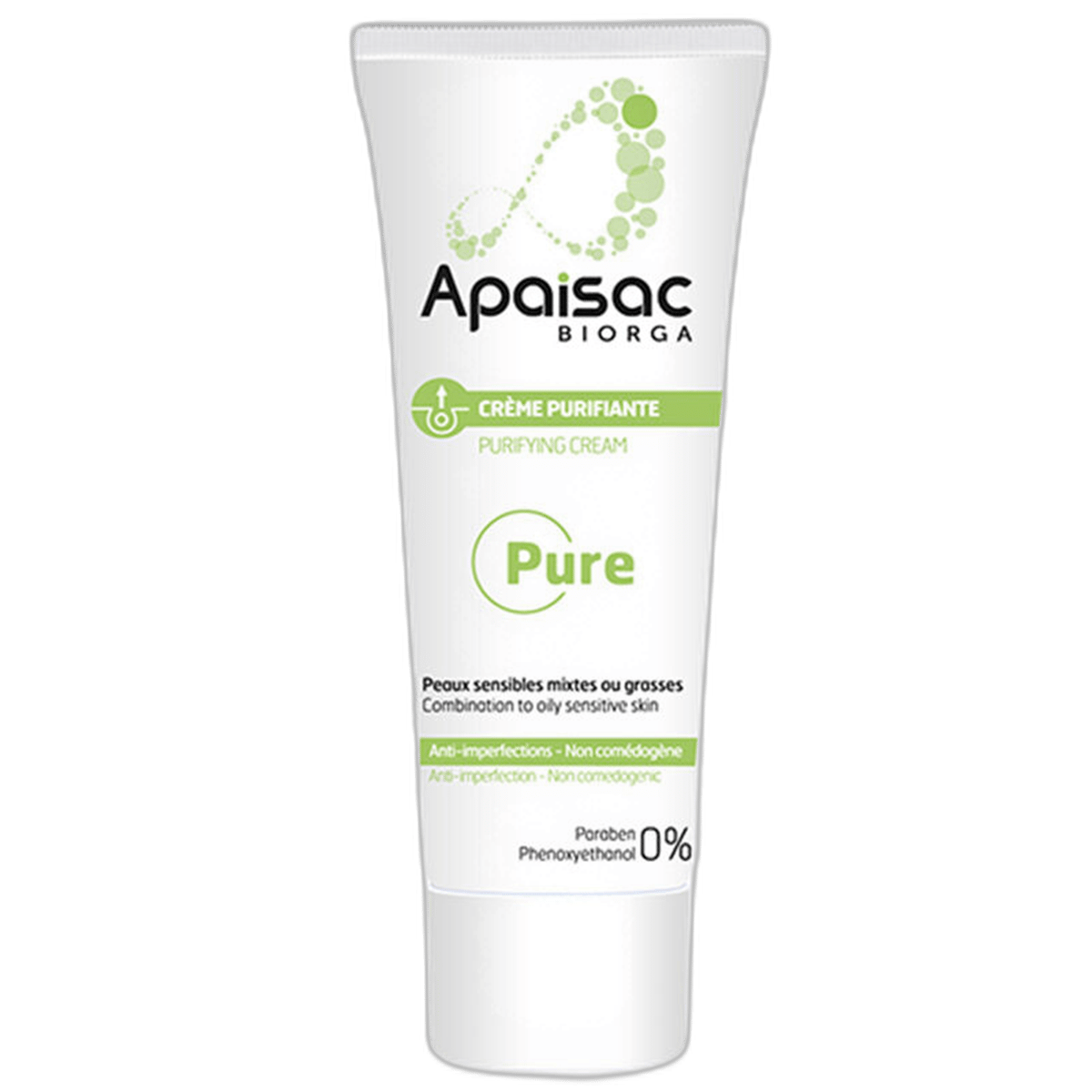 APAISAC BIORGA PURIFYING CREAM 40 ml tüpYüz KremiLABORATOIRES BAILLEUL1MST-13208APAISAC BIORGA PURIFYING CREAM 40 ml tüp