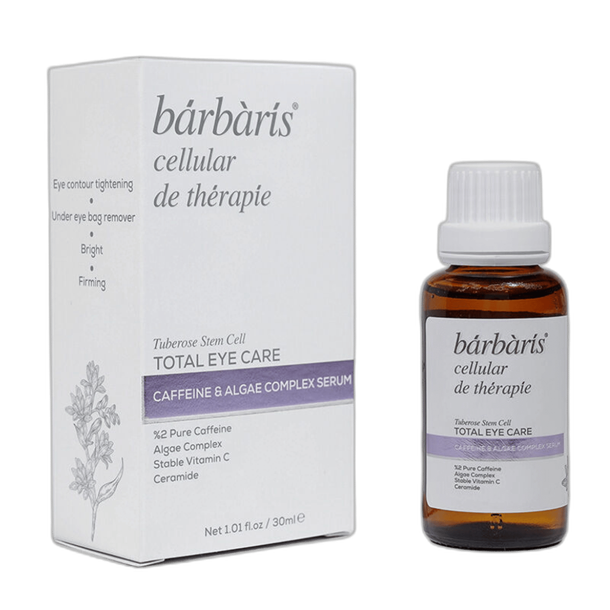 BARBARIS TOTAL EYE CARE CAFFEINE & ALGAE COMPLEX SERUM 30 ml şişeYüz SerumuBARBARIS LABORATIES1MST-14168BARBARIS TOTAL EYE CARE CAFFEINE & ALGAE COMPLEX SERUM 30 ml şişe