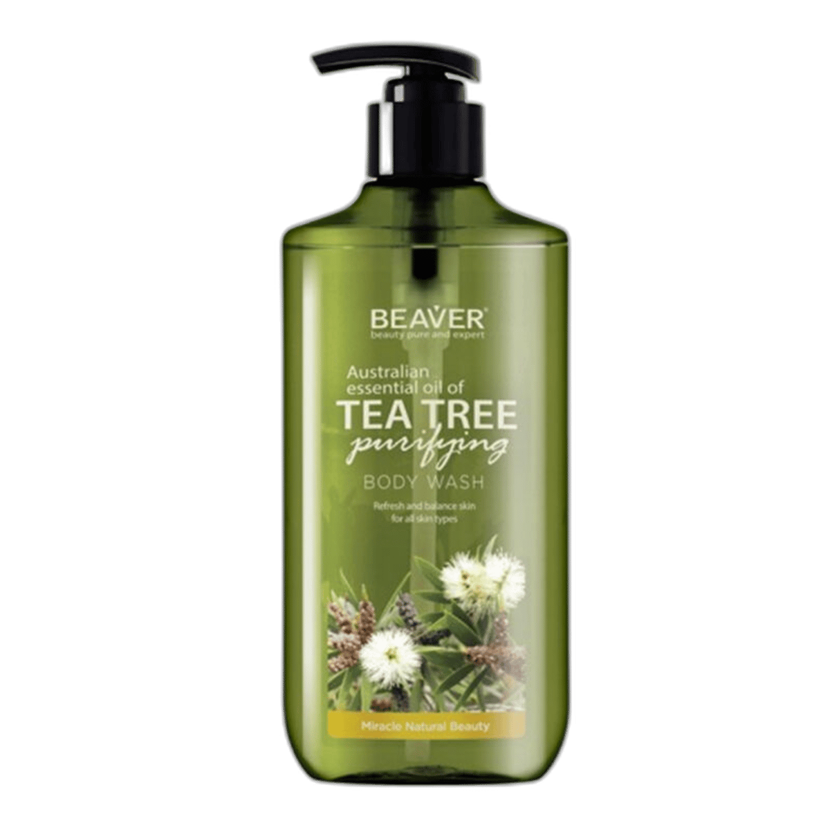 BEAVER TEA TREE PURIFYING BODY WASH 400 ml şişeDuş JelleriAPEX KOZMETIK1MST-8516BEAVER TEA TREE PURIFYING BODY WASH 400 ml şişe