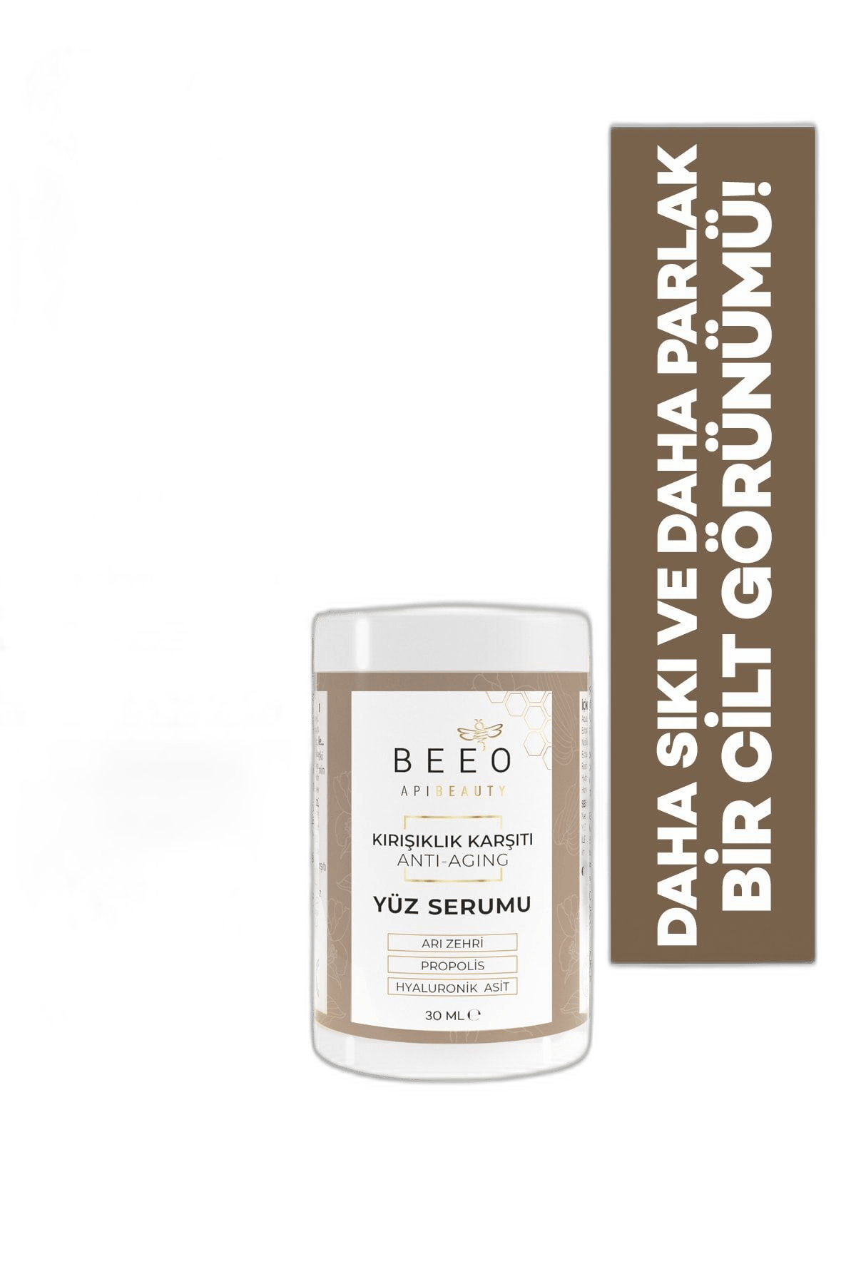 BEEO ARI ZEHIRLI PROPOLISLI ANTI-AGING YUZ BAKIM SERUMU 30 mlYüz SerumuBEEO1MST-13910BEEO ARI ZEHIRLI PROPOLISLI ANTI-AGING YUZ BAKIM SERUMU 30 ml
