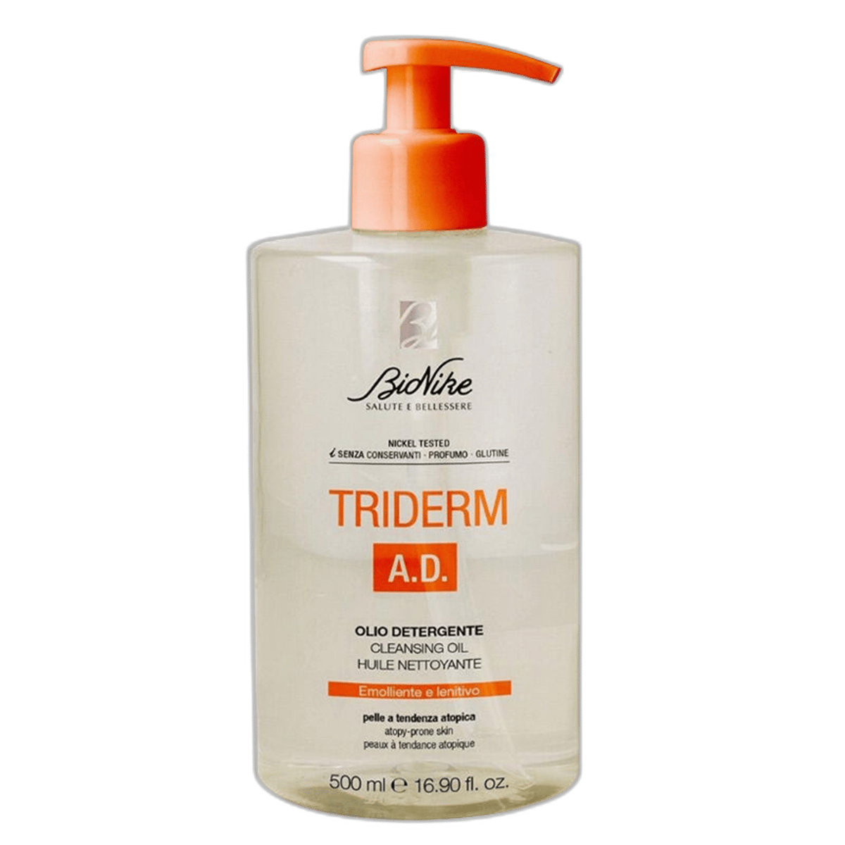 BIONIKE TRIDERM A.D. CLEANSING OIL 500 ml şişeYüz Bakım YağıNUVİTA1MST-13333BIONIKE TRIDERM A.D. CLEANSING OIL 500 ml şişe