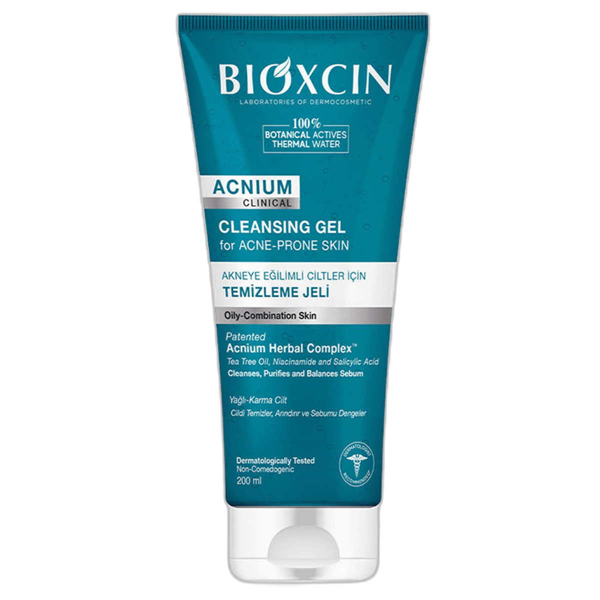 BIOXCIN ACNIUM AKNEYE EGILIMLI CILTLER ICIN TEMIZLEME JELI 200 ml şişeYüz JeliDERMA-COS1MST-13526BIOXCIN ACNIUM AKNEYE EGILIMLI CILTLER ICIN TEMIZLEME JELI 200 ml şişe