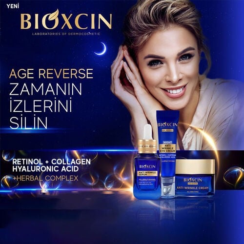 BIOXCIN AGE REVERSE KIRISIKLIK KARSITI SERUM 30 ml şişeYüz SerumuDERMA-COS1MST-14118BIOXCIN AGE REVERSE KIRISIKLIK KARSITI SERUM 30 ml şişe