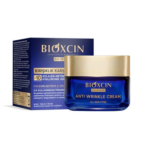 BIOXCIN AGE REVERSE KIRISIKLIK KARSITI KREM 50 ml kutuYüz KremiDERMA-COS1MST-12920BIOXCIN AGE REVERSE KIRISIKLIK KARSITI KREM 50 ml kutu