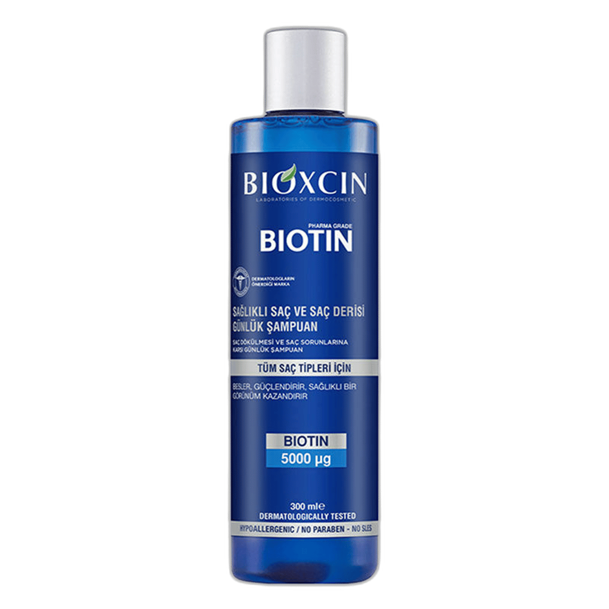 BIOXCIN BIOTIN SAMPUAN 300 ml şişeSaç Dökülmesi KarşıtıDERMA-COS1MST-8870BIOXCIN BIOTIN SAMPUAN 300 ml şişe