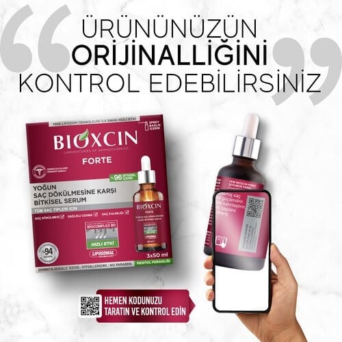 BIOXCIN FORTE SERUM 3x50 mlSaç SerumuDERMA-COS1MST-10006BIOXCIN FORTE SERUM 3x50 ml