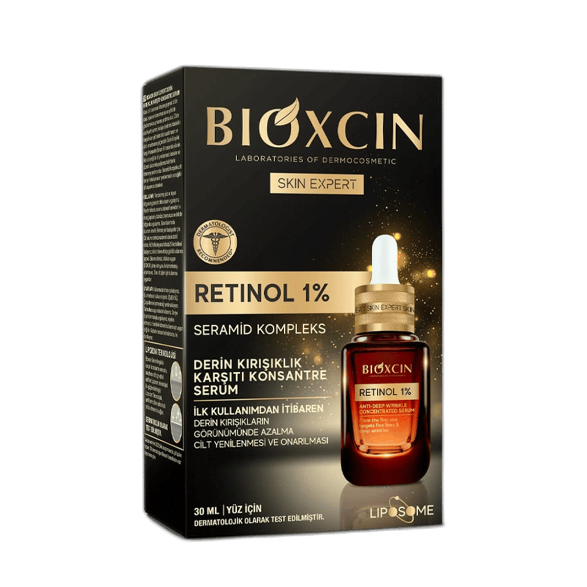 BIOXCIN RETINOL %1 DERIN KIRISIKLIK KARSITI KONSANSTRE SERUM 30 ml şişeYüz SerumuDERMA-COS1MST-14248BIOXCIN RETINOL %1 DERIN KIRISIKLIK KARSITI KONSANSTRE SERUM 30 ml şişe
