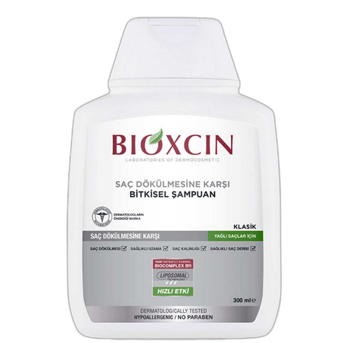 BIOXCIN SAC DOKULMESINE KARSI BITKISEL SAMPUAN YAGLI SACLAR ICIN 300 ml şişeYağlı SaçDERMA-COS1MST-9199BIOXCIN SAC DOKULMESINE KARSI BITKISEL SAMPUAN YAGLI SACLAR ICIN 300 ml şişe