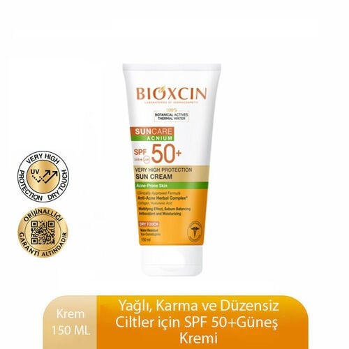 BIOXCIN SUN CARE AKNEYE EGILIMCI CILTLER ICIN GUNES KREMI 150 ml tüpGüneş Kremi & JeliDERMA-COS1MST-14932BIOXCIN SUN CARE AKNEYE EGILIMCI CILTLER ICIN GUNES KREMI 150 ml tüp