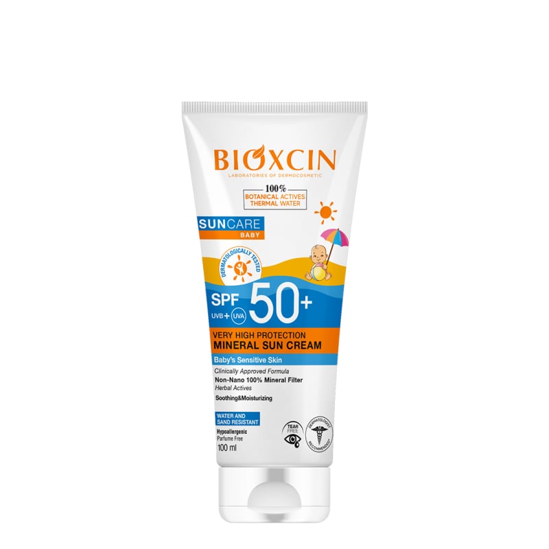 BIOXCIN SUNCARE BABY SPF50+ MINERAL GUNES KREMI 100 ml tüpBebek Güneş ÜrünleriDERMA-COS1MST-7911BIOXCIN SUNCARE BABY SPF50+ MINERAL GUNES KREMI 100 ml tüp