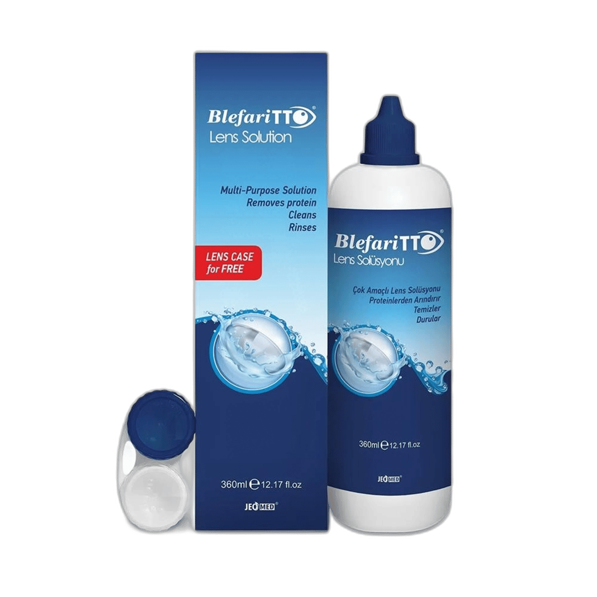 BLEFARITTO LENS SOLUSYONU 360 ml şişeLens SolüsyonuJEOMED1MST-12206BLEFARITTO LENS SOLUSYONU 360 ml şişe