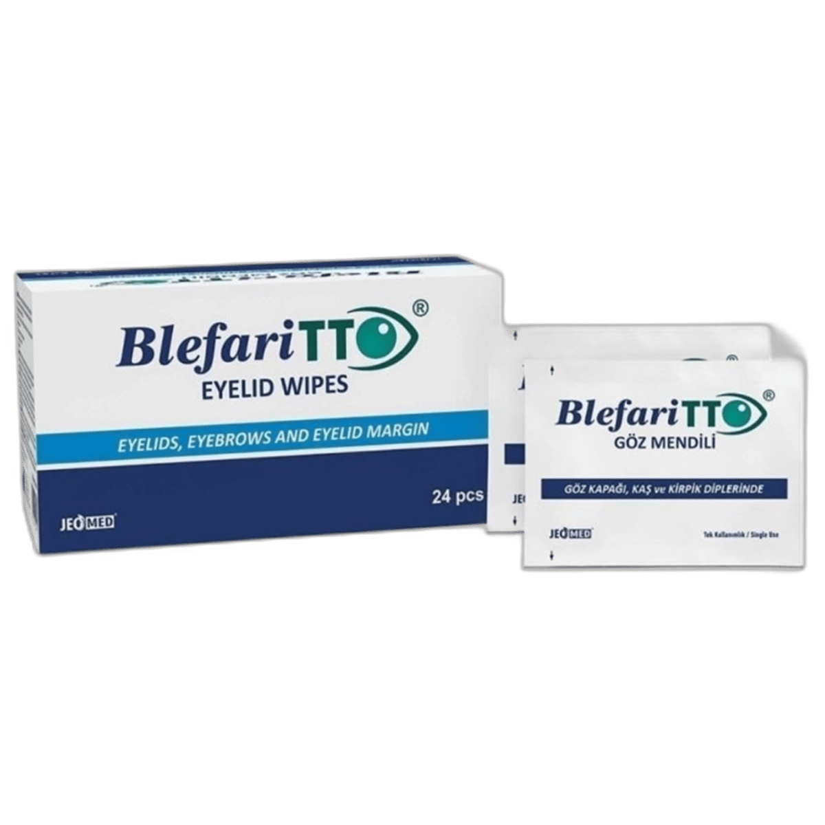 BLEPHARITTO GOZ CEVRESI MENDILI 24 adetKaş Ve Kirpik MendiliJEOMED1MST-12113BLEPHARITTO GOZ CEVRESI MENDILI 24 adet