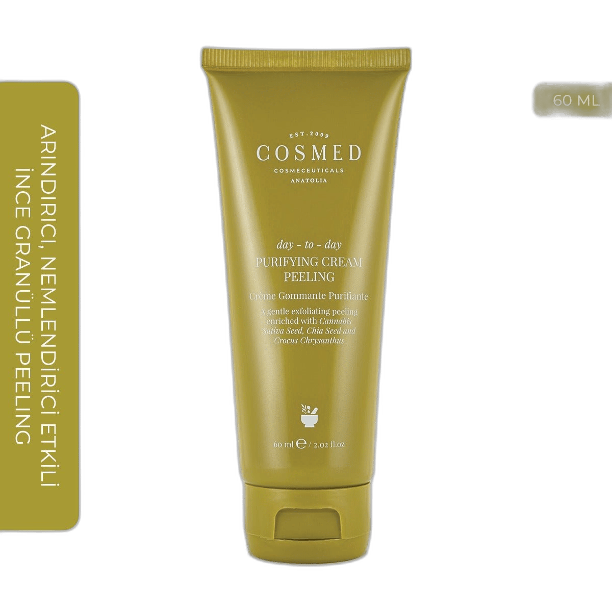 COSMED DAY TO DAY PURIFYING PEELING CREAM 60 ml tüpYüz KremiCOSMED1MST-12922COSMED DAY TO DAY PURIFYING PEELING CREAM 60 ml tüp
