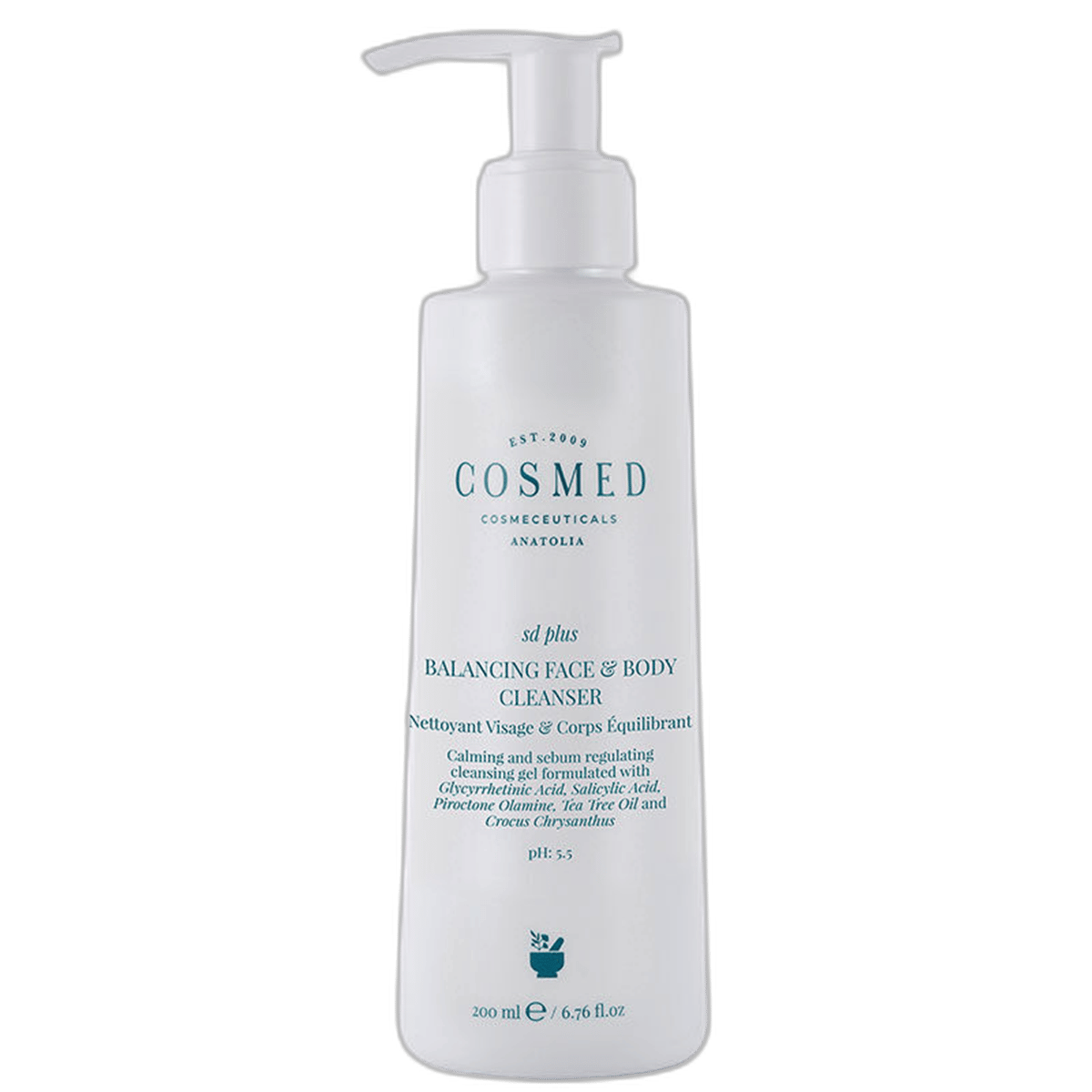 COSMED SD PLUS BALANCING FACE & BODY CLEANSER GEL 200 ml şişeYüz JeliCOSMED1MST-10493COSMED SD PLUS BALANCING FACE & BODY CLEANSER GEL 200 ml şişe