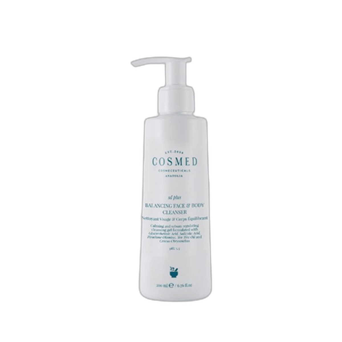 COSMED SD PLUS BALANCING FACE & BODY CLEANSER 200 ml şişeYüz JeliCOSMED1MST-10472COSMED SD PLUS BALANCING FACE & BODY CLEANSER 200 ml şişe