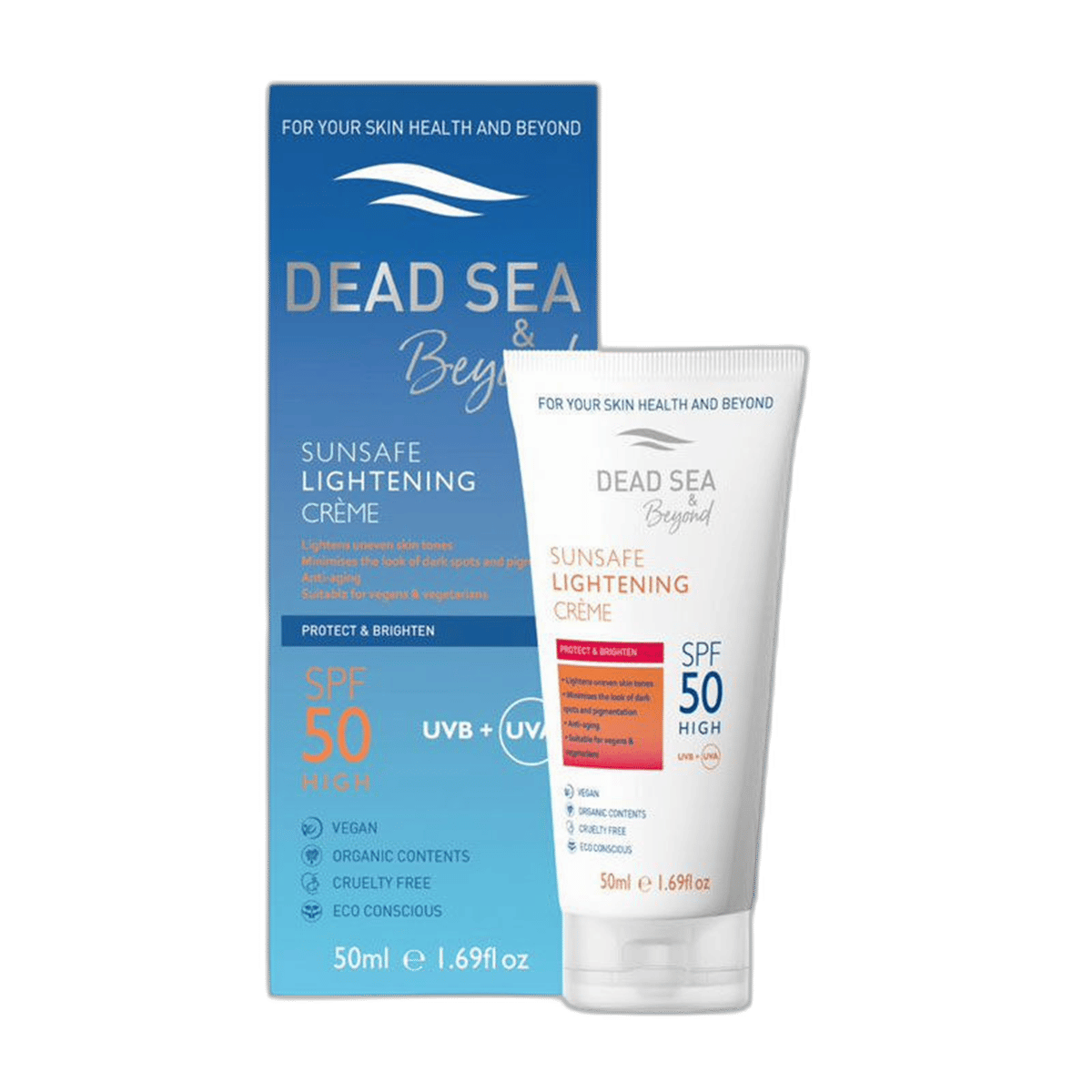 Dead Sea Beyond Sunsafe SPF50 Aydınlatıcı Leke Karşıtı Krem 50 mlLekeli Ciltler İçin Güneş KremiDead Sea Beyond1MST-15349Dead Sea Beyond Sunsafe SPF50 Aydınlatıcı Leke Karşıtı Krem 50 ml