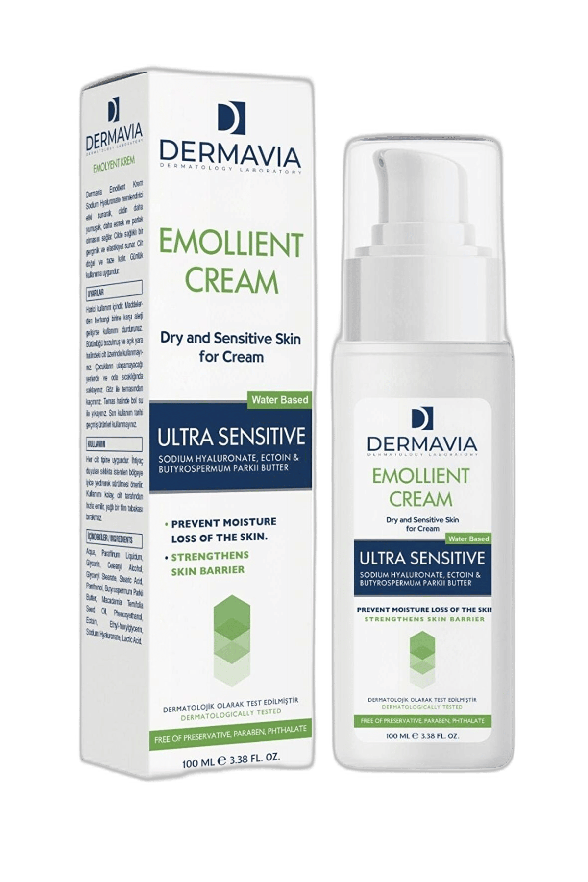 DERMAVIA EMOLYENT KREM 100 ml şişeYüz KremiHES İLAÇ1MST-10656DERMAVIA EMOLYENT KREM 100 ml şişe
