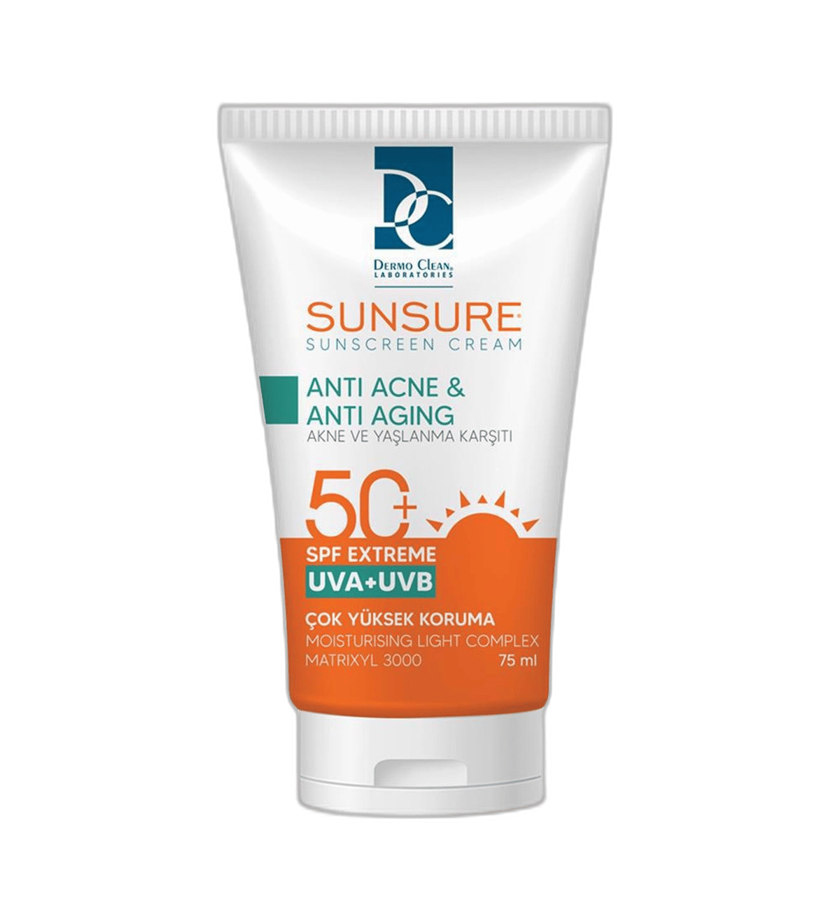 DERMO CLEAN SUNSURE HASSAS VE NORMAL CILT GUNES KREMI SPF 50+ 75 ml tüpGüneş Kremi & JeliVERA İLAÇ1MST-14796DERMO CLEAN SUNSURE HASSAS VE NORMAL CILT GUNES KREMI SPF 50+ 75 ml tüp