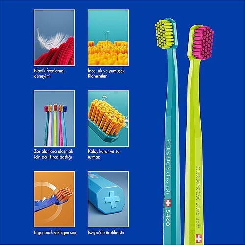 DİŞ FIRÇASIcuraprox73327441CURAPROX CS 5460 ULTRA SOFT DİŞ FIRÇASI