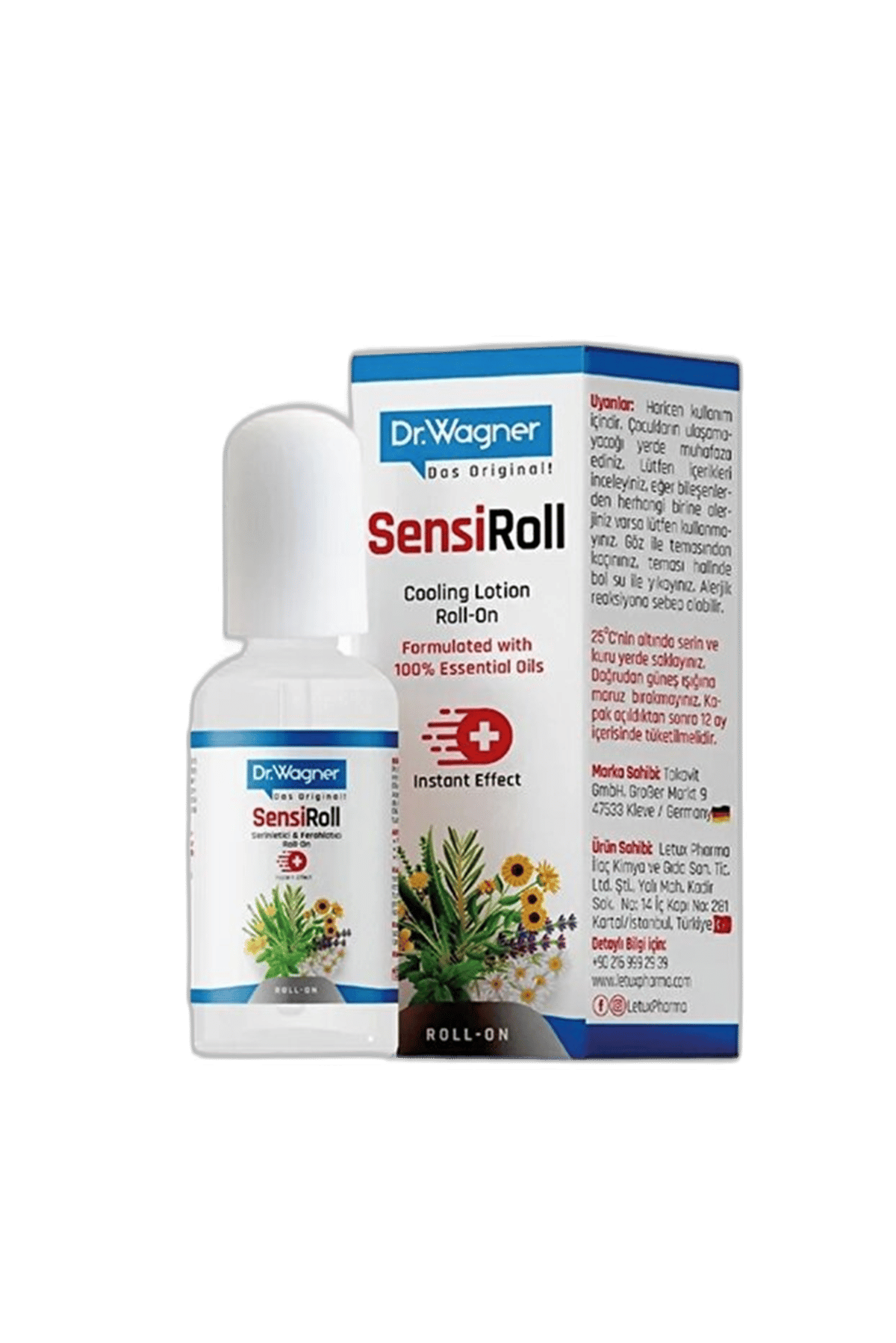 DR.WAGNER SENSIROLL ROLL ON 20 ml şişeRoll OnLETUX PHARMA İLAÇ1MST-8759DR.WAGNER SENSIROLL ROLL ON 20 ml şişe