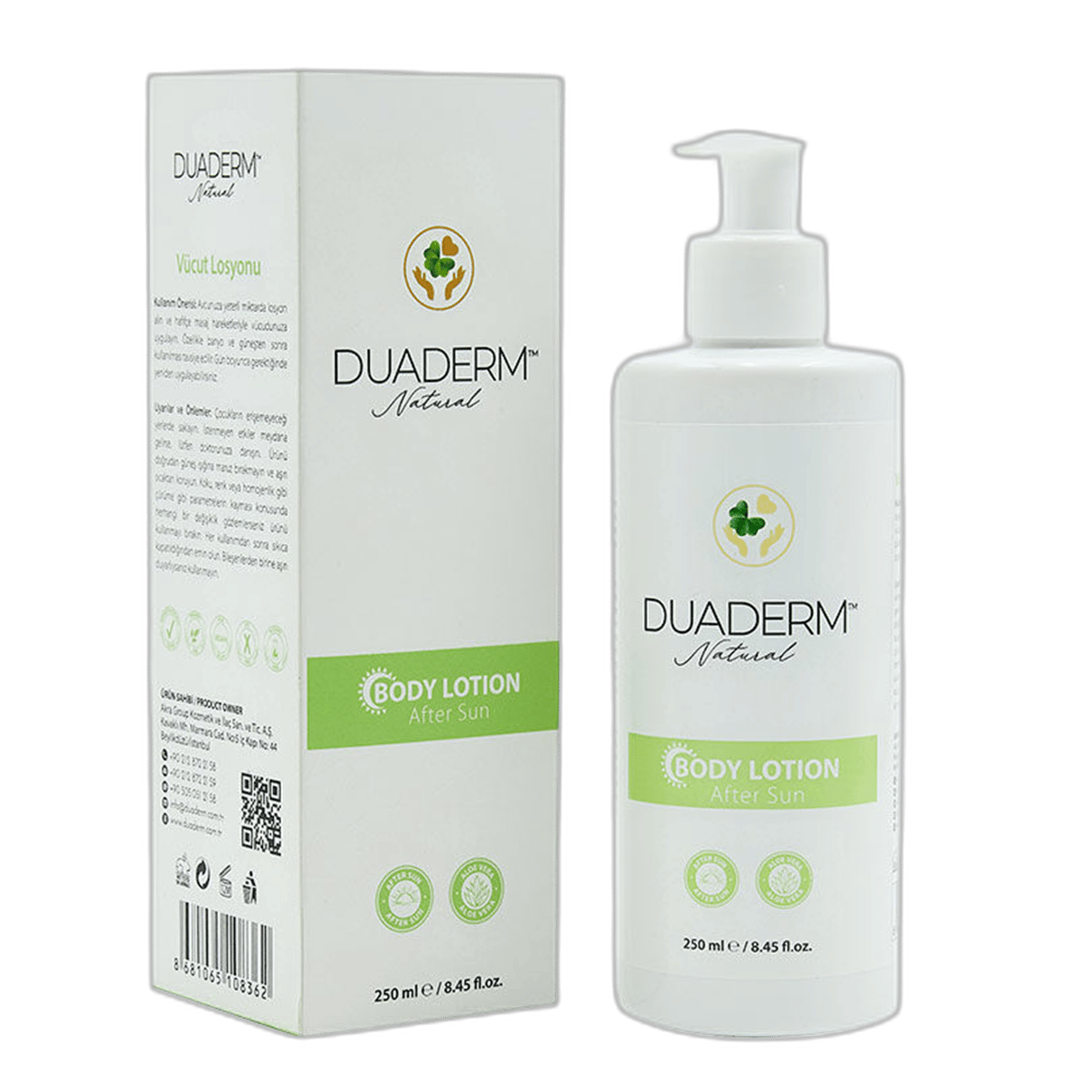 Duaderm Vücut Losyonu After Sun 250 mlDuaderm Vücut Losyonu After Sun 250 MlDuaderm1MST-15378Duaderm Vücut Losyonu After Sun 250 ml