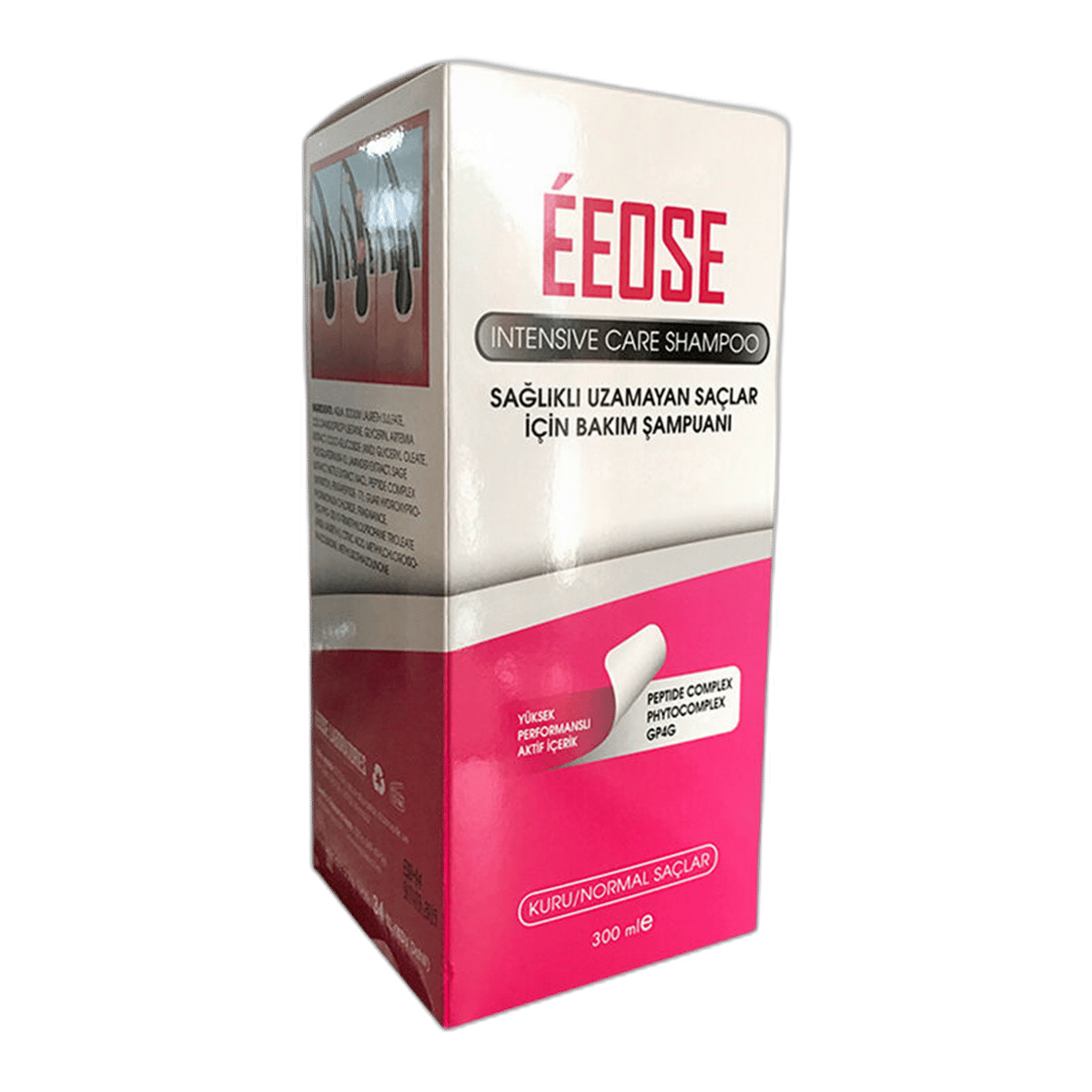 EEOSE INTENSIVE CARE SHAMPOO SAGLIKLI UZAMAYAN SACLAR ICIN SAMPUAN TUM SAC TIPLERI ICIN 300 ml şişeGüçlendirici-yıpranma KarşıtıEEOSE1MST-9619EEOSE INTENSIVE CARE SHAMPOO SAGLIKLI UZAMAYAN SACLAR ICIN SAMPUAN TUM SAC TIPLERI ICIN 300 ml şişe