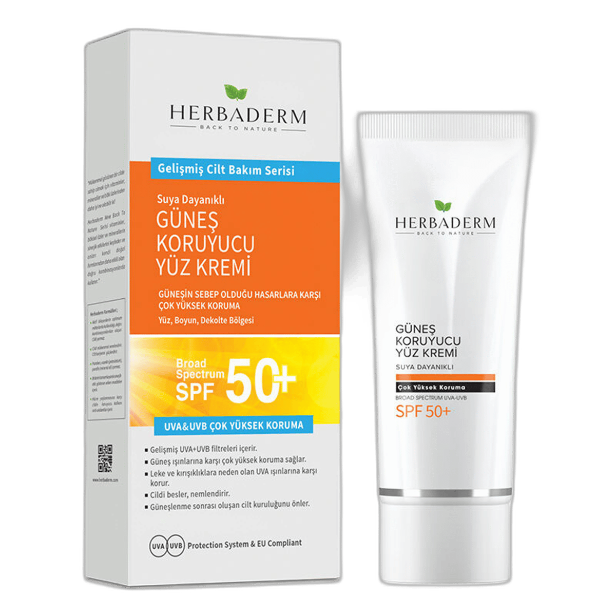 Herbaderm Güneş Kremi SPF50-75mlNormal Ciltler İçin Güneş KremiHerbaderm1MST-15469Herbaderm Güneş Kremi SPF50-75ml