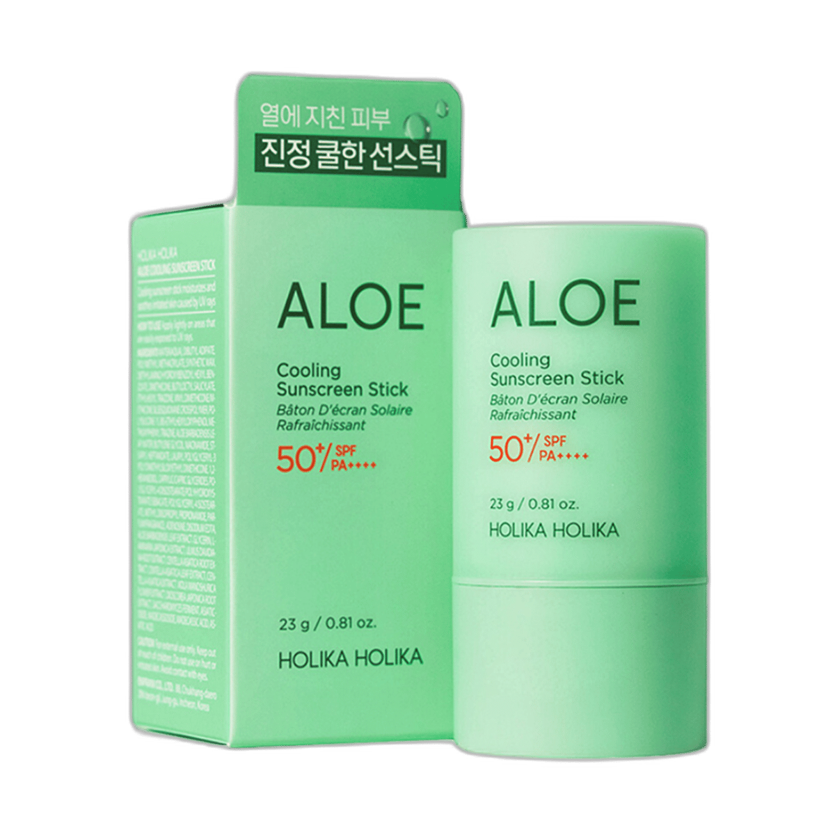 Holika Holika Aloe Cooling Sunscreen Stick 23g SPF50+Stick Güneş KremiHolika Holika1MST-15475Holika Holika Aloe Cooling Sunscreen Stick 23g SPF50+