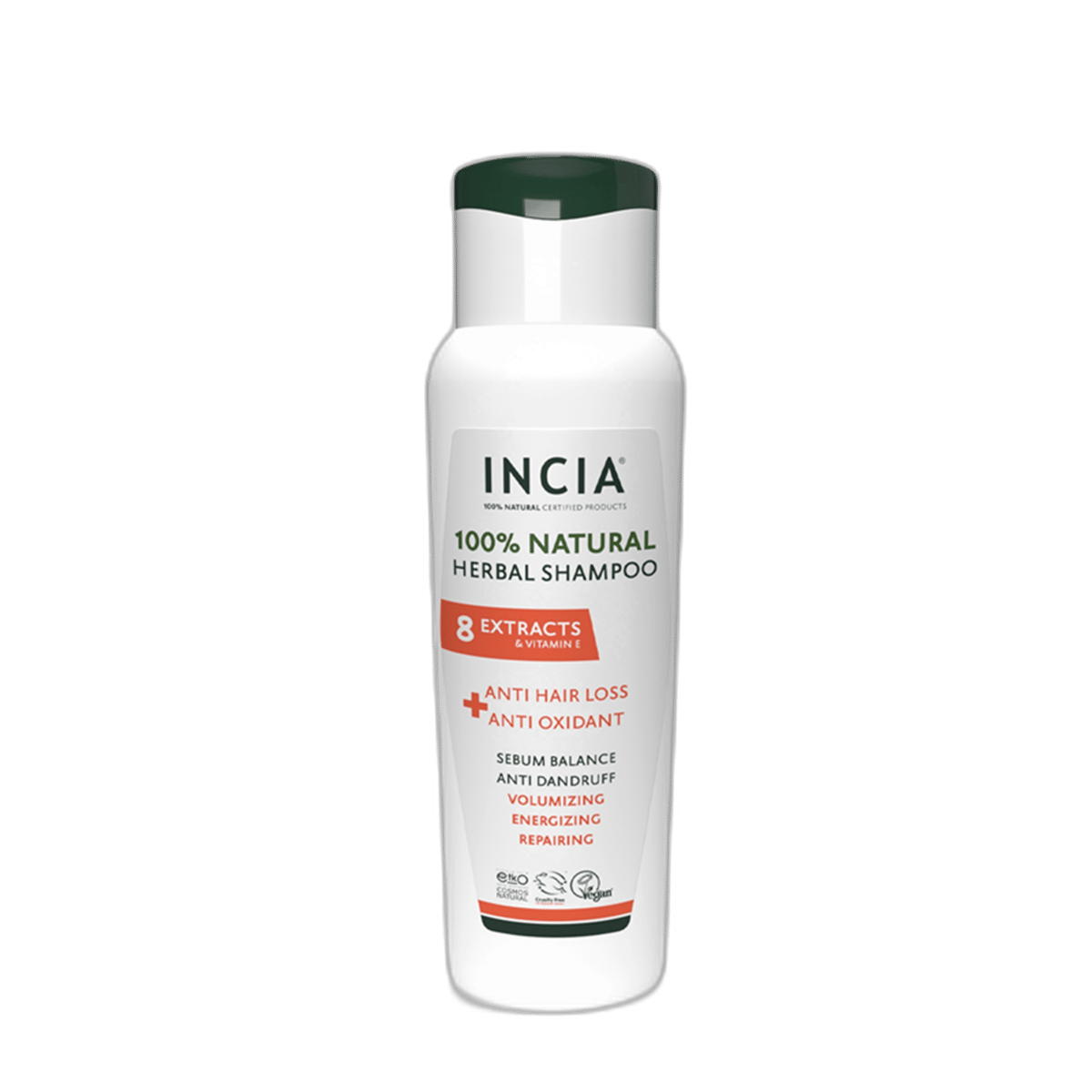 INCIA HERBAL SAC DOKULMESINE KARSI SAMPUAN 275 ml şişeSaç Dökülmesi KarşıtıGLOHE1MST-9170INCIA HERBAL SAC DOKULMESINE KARSI SAMPUAN 275 ml şişe