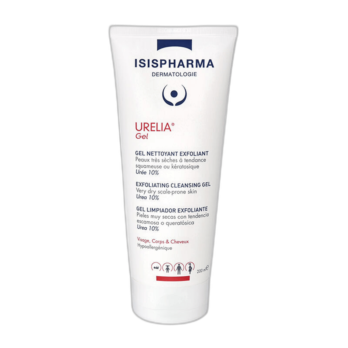 ISISPHARMA URELIA GEL EXFOLATING CLEANSING GEL 200 ml tüpYüz JeliTE-HA KOZMETİK1MST-8323ISISPHARMA URELIA GEL EXFOLATING CLEANSING GEL 200 ml tüp