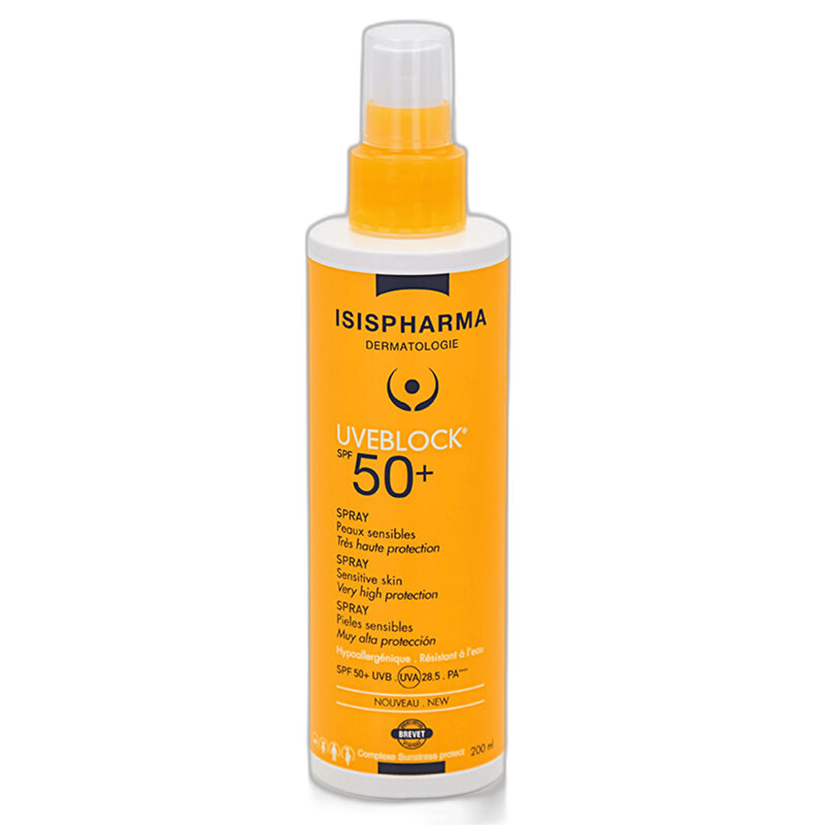 ISISPHARMA UVEBLOCK SPF50+ SENSITIVE SKIN SPRAY 200 ml şişeGüneş SpreyiTE-HA KOZMETİK1MST-7920ISISPHARMA UVEBLOCK SPF50+ SENSITIVE SKIN SPRAY 200 ml şişe