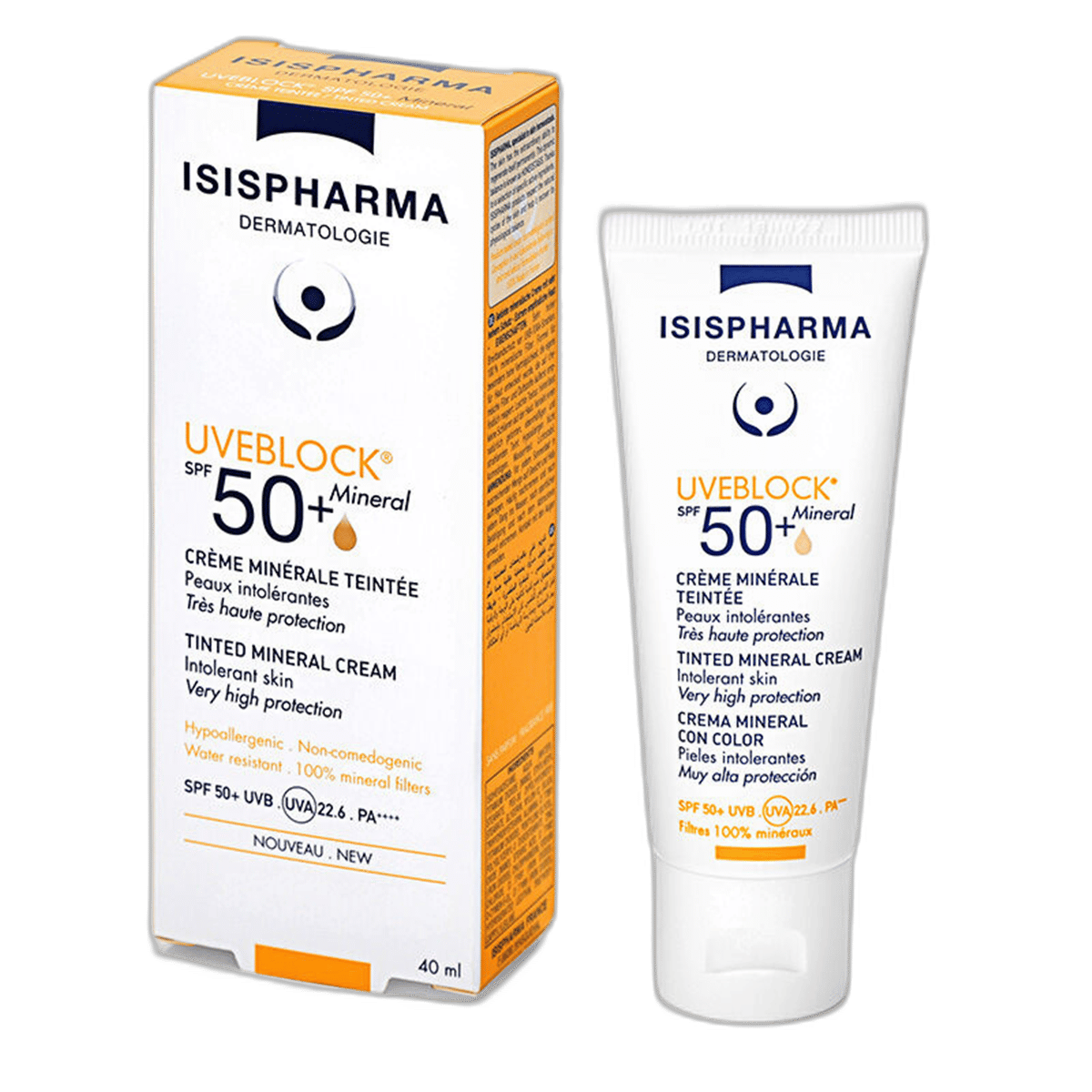 ISISPHARMA UVEBLOCK SPF50+ TINTED MINERAL CREAM 40 ml tüpBebek Güneş ÜrünleriTE-HA KOZMETİK1MST-7919ISISPHARMA UVEBLOCK SPF50+ TINTED MINERAL CREAM 40 ml tüp