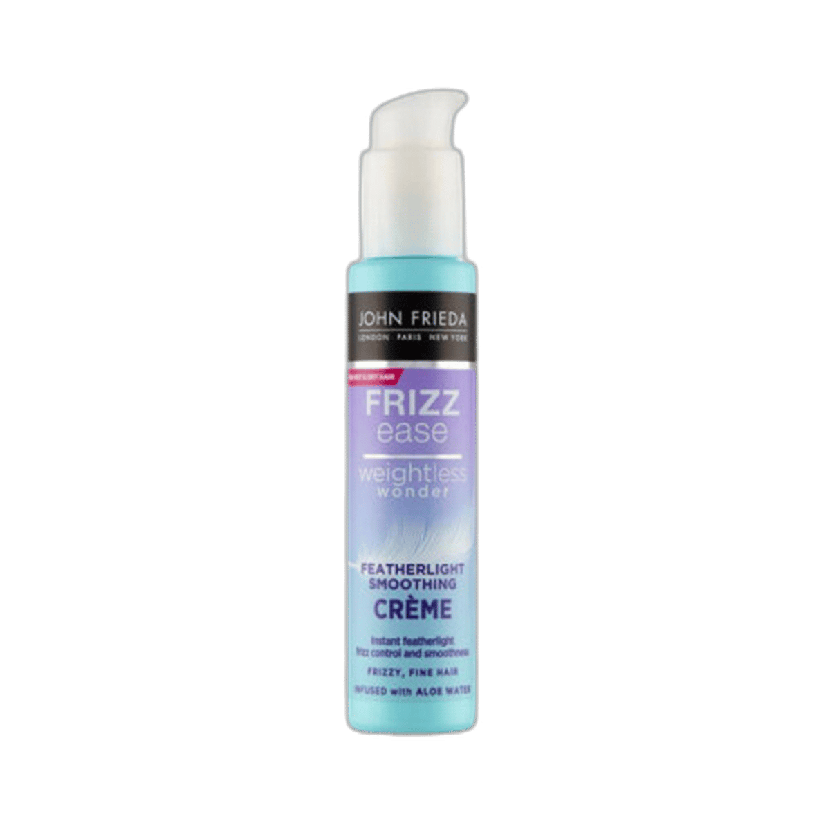 JOHN FRIEDA FRIZZ EASE WEIGHTLESS WONDER PURUZSUZLESTIRICI KREM 100 ml şişeSaç Kremi & JeliECZACIBAŞI TÜKETİM ÜRÜNLERİ1MST-9858JOHN FRIEDA FRIZZ EASE WEIGHTLESS WONDER PURUZSUZLESTIRICI KREM 100 ml şişe