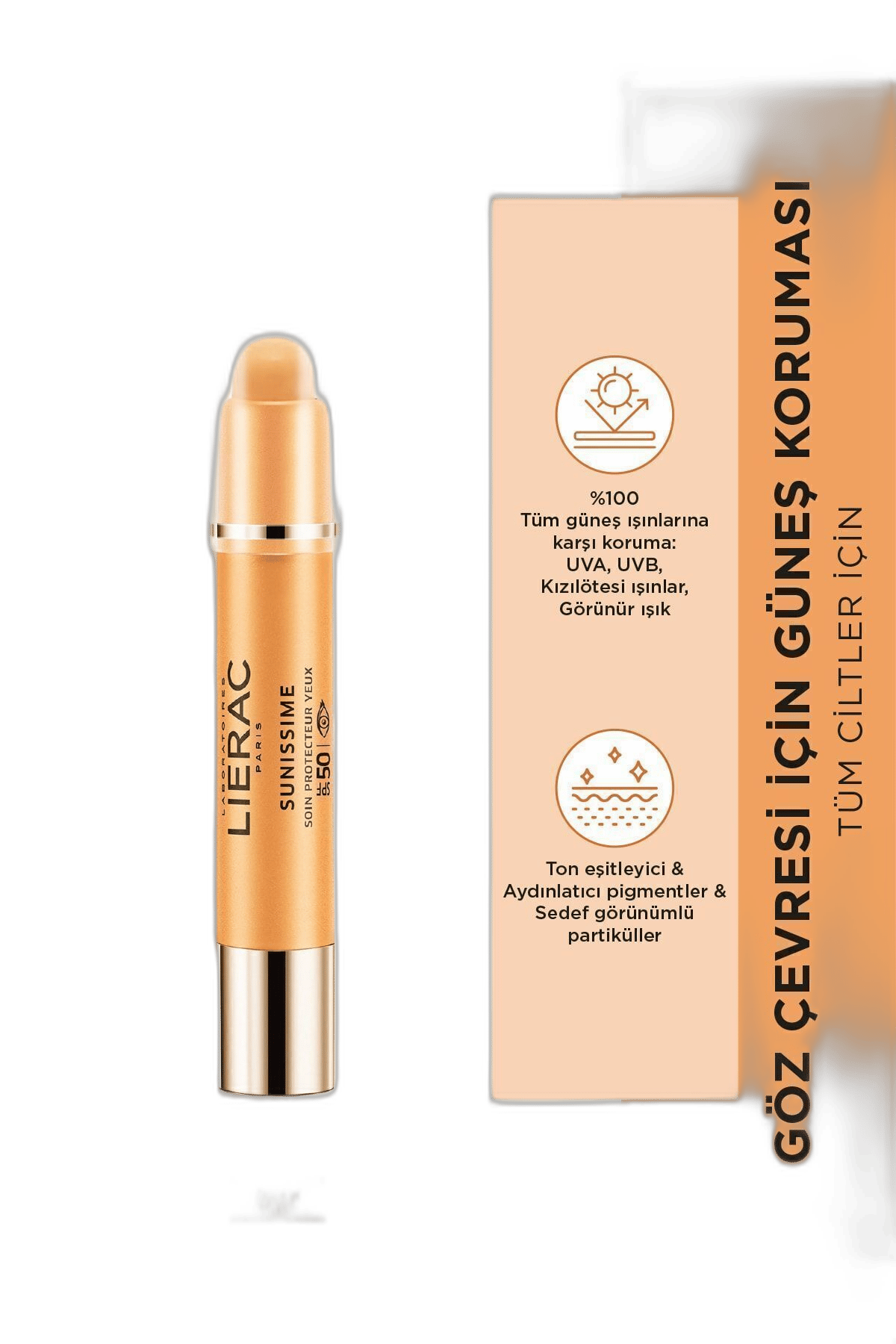 LIERAC SUNISSIME PROTECTIVE EYE CARE SPF 50+ CREAM 3 gr stickGüneş StickVELENA1MST-15163LIERAC SUNISSIME PROTECTIVE EYE CARE SPF 50+ CREAM 3 gr stick