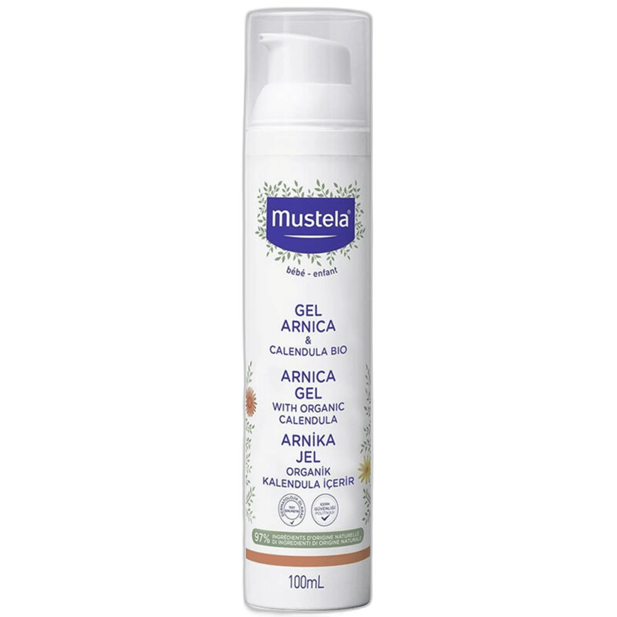 MUSTELA ARNICA JEL 100 ml şişeBebek JeliGERÇEK KOZMETIK1MST-8310MUSTELA ARNICA JEL 100 ml şişe