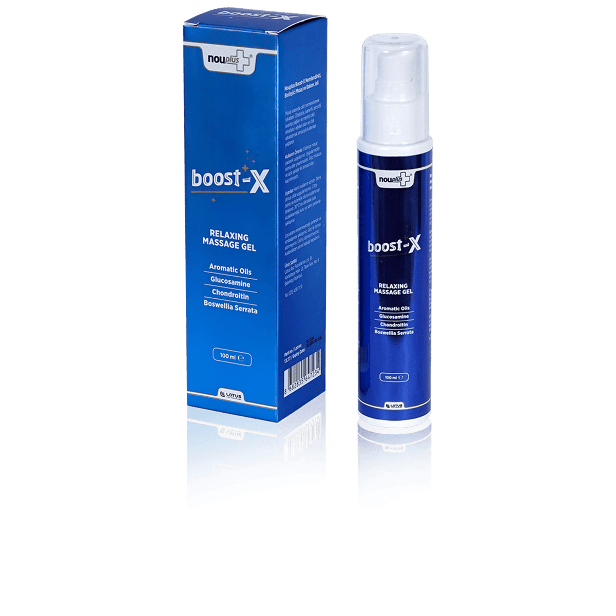 NOUPLUS BOOST-X GLUKOZAMIN ICEREN JEL 100 mlVücut KremiLOTUS İLAÇ KOZMETİK1MST-10428NOUPLUS BOOST-X GLUKOZAMIN ICEREN JEL 100 ml