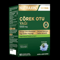 Nutraxin Çörek Otu Yağı 1000 mg 60 KapsülBitkisel DestekNutraxinNTRX-BLACKSEED1000-60Nutraxin Çörek Otu Yağı 1000 mg 60 Kapsül