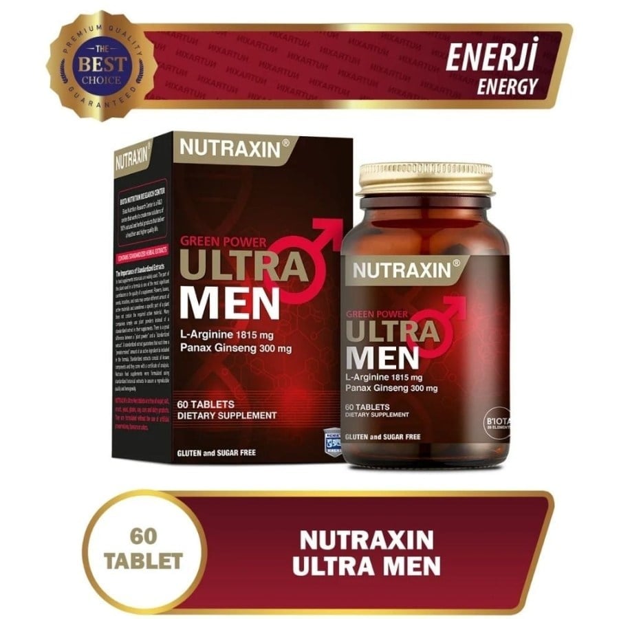 Nutraxin Green Power Ultra Men 60 TabletErkek SağlığıNutraxinNTRX-GREENPOWERMEN60Nutraxin Green Power Ultra Men 60 Tablet
