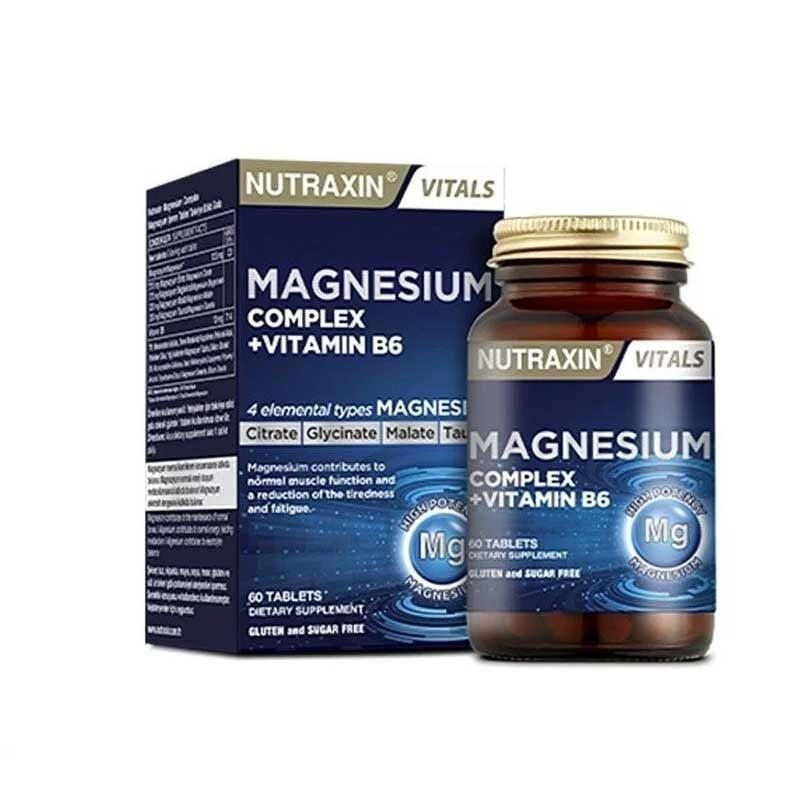 Nutraxin Magnesium Complex 60 TabletMagnezyumNutraxinNTRX-MAGNESIUMCOMPLEX60Nutraxin Magnesium Complex 60 Tablet