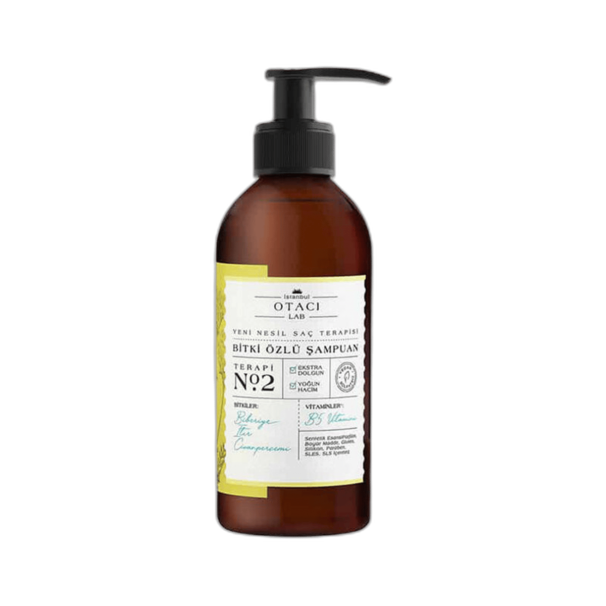 OTACI LAB NO 2 HACIM VE DOLGUNLASTIRICI SAMPUAN 250 mlİnce SaçKURTSAN1MST-8942OTACI LAB NO 2 HACIM VE DOLGUNLASTIRICI SAMPUAN 250 ml