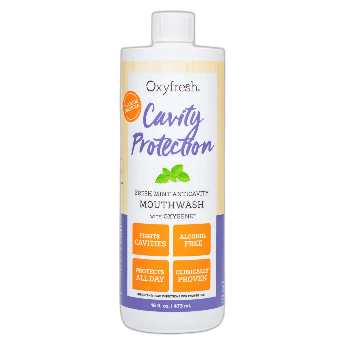 OXYFRESH CAVITY PROTECTION FLORURLU AGIZ BAKIM SUYU 473 ml şişeAğız Çalkalama SuyuAMBER SAĞLIK1MST-8634OXYFRESH CAVITY PROTECTION FLORURLU AGIZ BAKIM SUYU 473 ml şişe