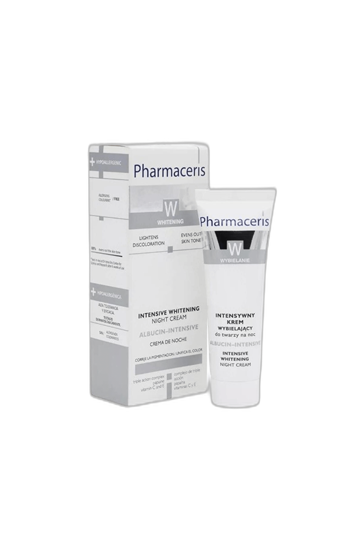 PHARMACERIS W ALBUCIN-INTENSIVE WHITENING NIGHT CREAM 30 ml tüpYüz KremiBY PHARMA KOZMETİK1MST-13152PHARMACERIS W ALBUCIN-INTENSIVE WHITENING NIGHT CREAM 30 ml tüp
