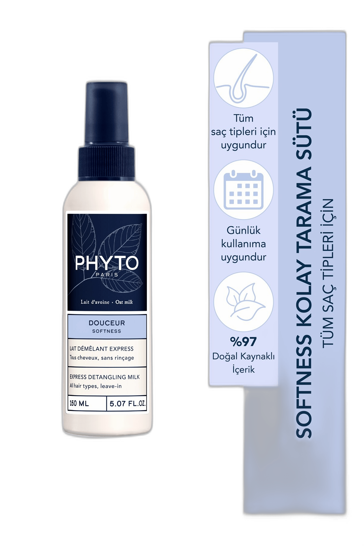 PHYTO DOUCEUR SOFTNESS EXPRESS DETANGLING MILK 150 ml şişeSaç Losyonu & SütüLABORATOIRE NATIVE1MST-9962PHYTO DOUCEUR SOFTNESS EXPRESS DETANGLING MILK 150 ml şişe
