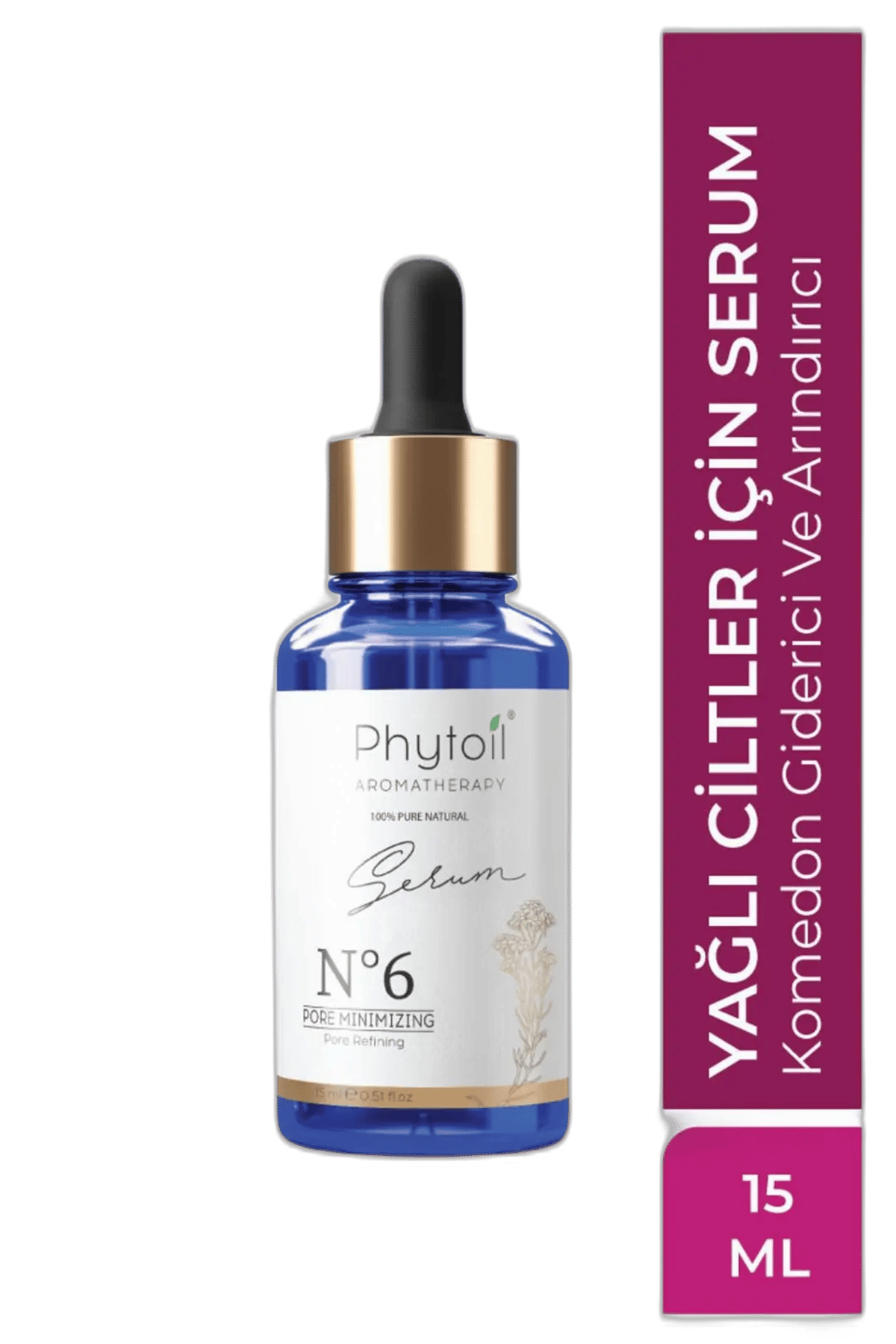 PHYTOIL NO:6 SERUM PORE MINIMIZER 15 ml şişeYüz SerumuELANTRA İLAÇ1MST-13985PHYTOIL NO:6 SERUM PORE MINIMIZER 15 ml şişe