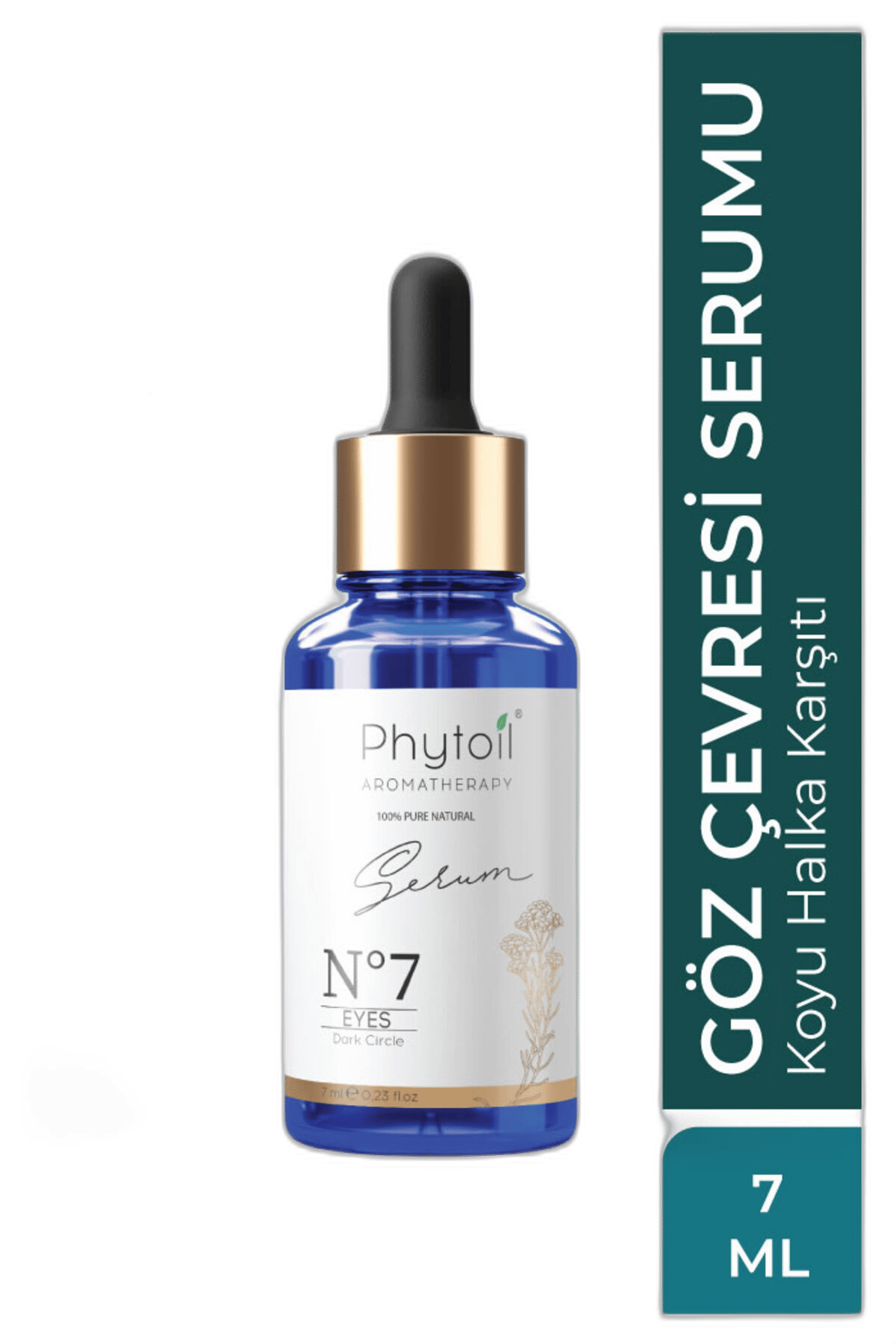 PHYTOIL NO:7 SERUM EYES DARK CIRCLE 7 ml şişeGöz SerumuELANTRA İLAÇ1MST-12125PHYTOIL NO:7 SERUM EYES DARK CIRCLE 7 ml şişe