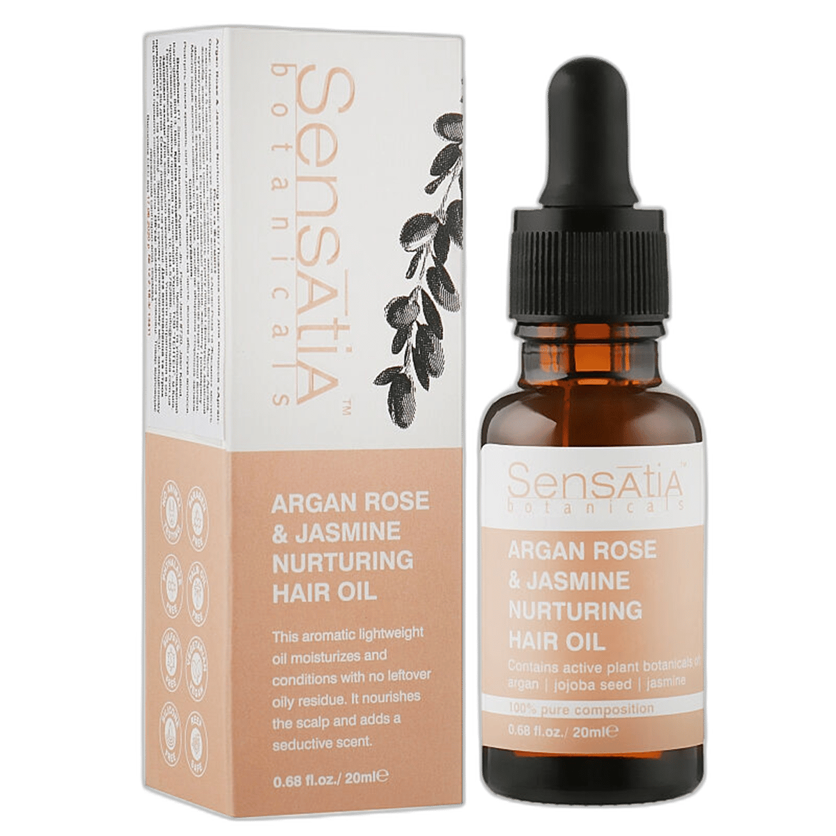 SENSATIA BOTANICALS ARGAN ROSE & JASMINE NURTURING HAIR OIL 20 ml şişeSaç Bakım YağıSARIÇANTA ELEKTRONİK1MST-9806SENSATIA BOTANICALS ARGAN ROSE & JASMINE NURTURING HAIR OIL 20 ml şişe