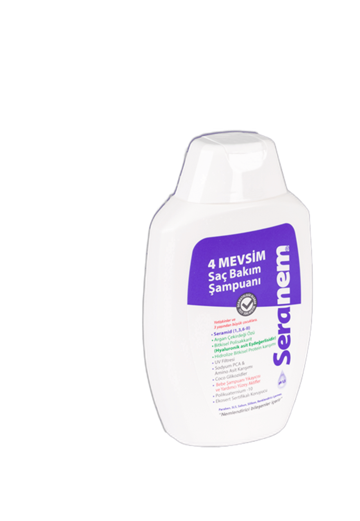 SERANEM 4 MEVSIM SAC BAKIM SAMPUANI 300 ml şişeSık KullanımDERMADOLİN1MST-8977SERANEM 4 MEVSIM SAC BAKIM SAMPUANI 300 ml şişe