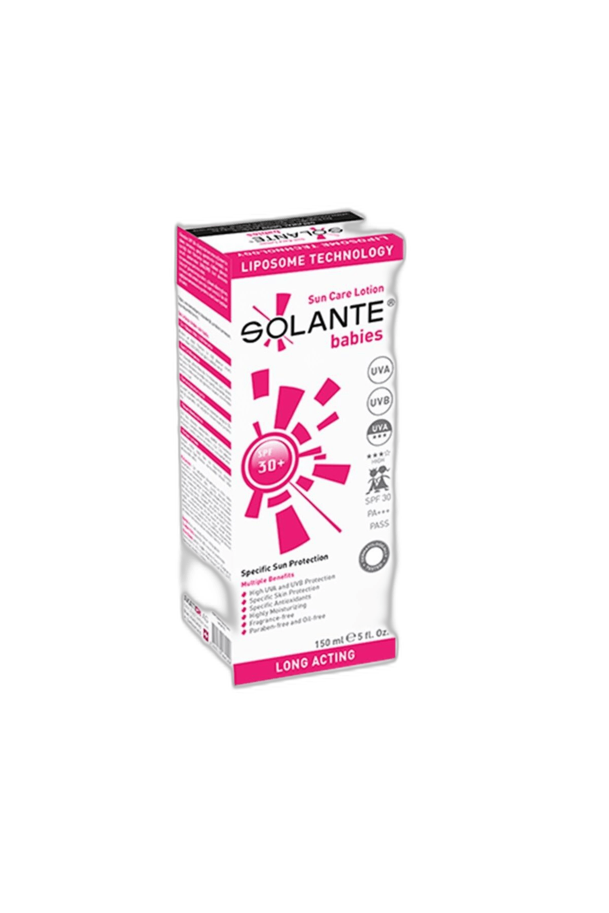 SOLANTE BABIES SPF30+ LOSYON 150 ml tüpBebek Güneş ÜrünleriAKUR1MST-7880SOLANTE BABIES SPF30+ LOSYON 150 ml tüp